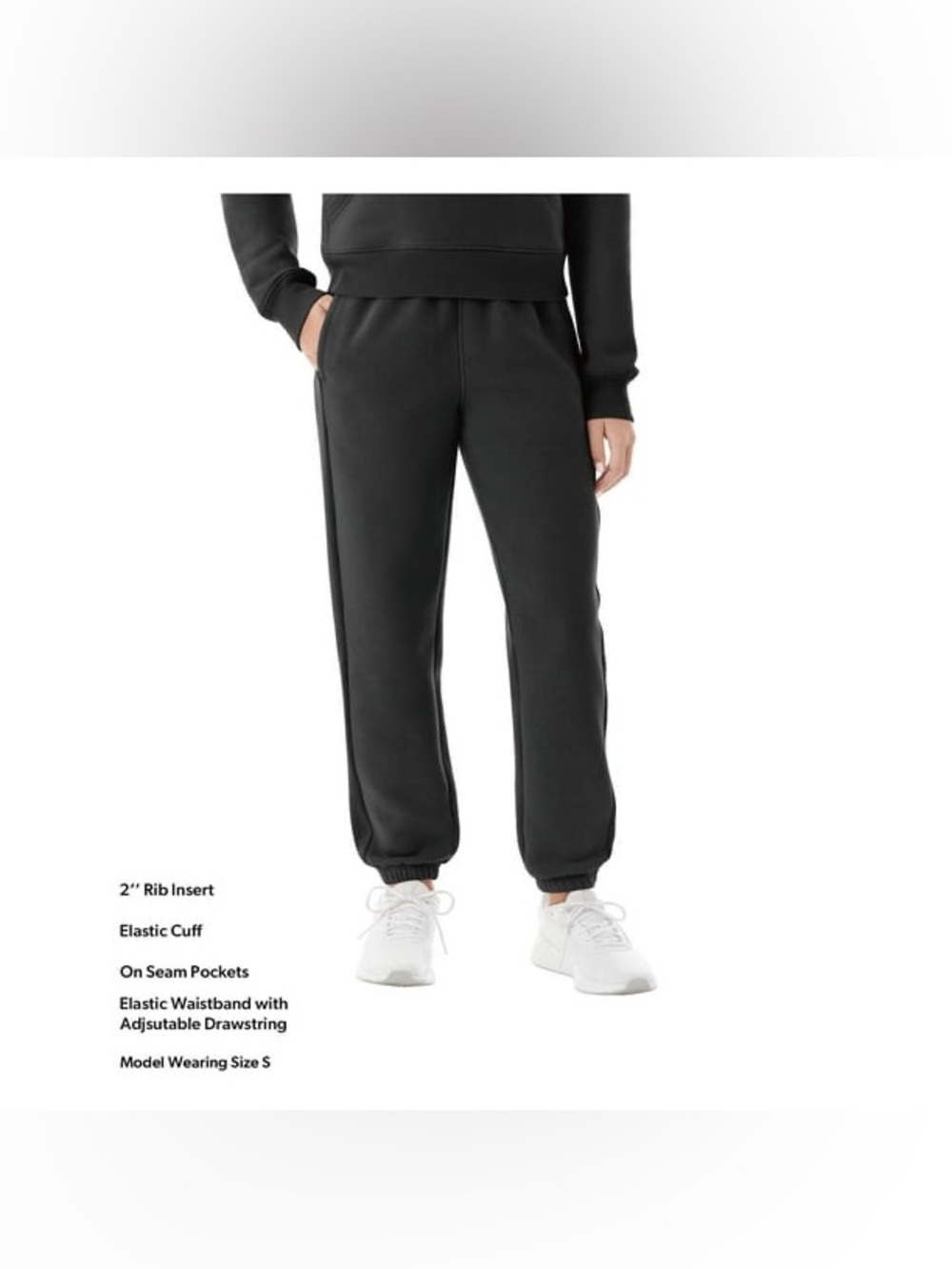 Member's Mark Women's Fleece Jogger - Picture 6 of 7